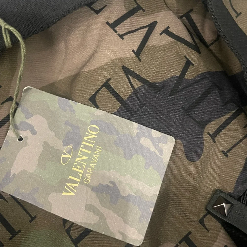 Valentino Garavani VLTN Camouflage-print Holdall Bag